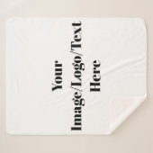 Personaliseren of aanpassen sherpa deken (Voorkant (horizontaal))