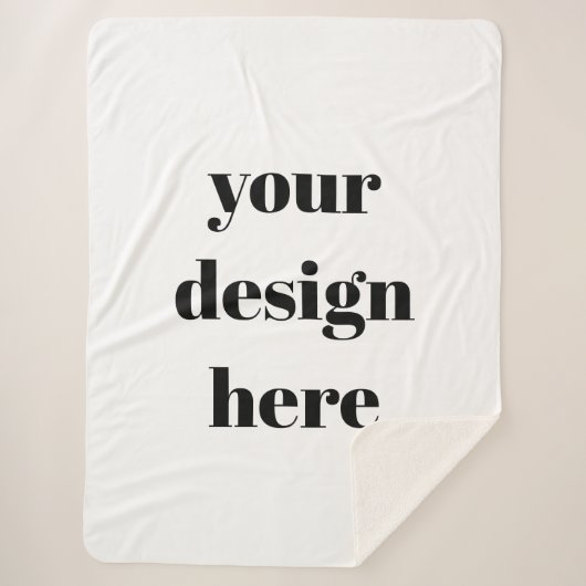 Personaliseren of aanpassen sherpa deken (Voorkant)