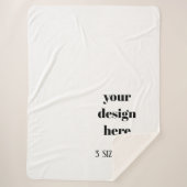 Personaliseren of aanpassen sherpa deken (Voorkant)