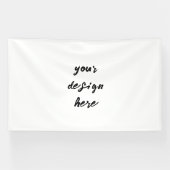 Personaliseren of aanpassen spandoek (Horizontaal)