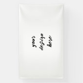 Personaliseren of aanpassen spandoek (Verticaal)