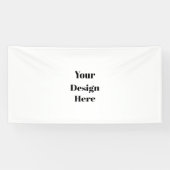 Personaliseren of aanpassen spandoek (Horizontaal)