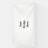 Personaliseren of aanpassen spandoek (Verticaal)