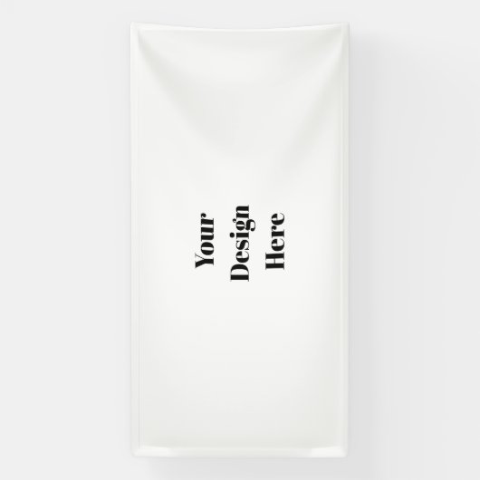 Personaliseren of aanpassen spandoek (Verticaal)