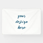 Personaliseren of aanpassen spandoek (Horizontaal)