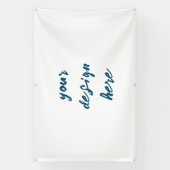 Personaliseren of aanpassen spandoek (Verticaal)