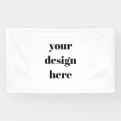 Personaliseren of aanpassen spandoek (Horizontaal)