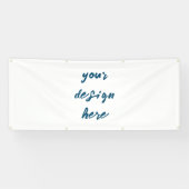 Personaliseren of aanpassen spandoek (Horizontaal)