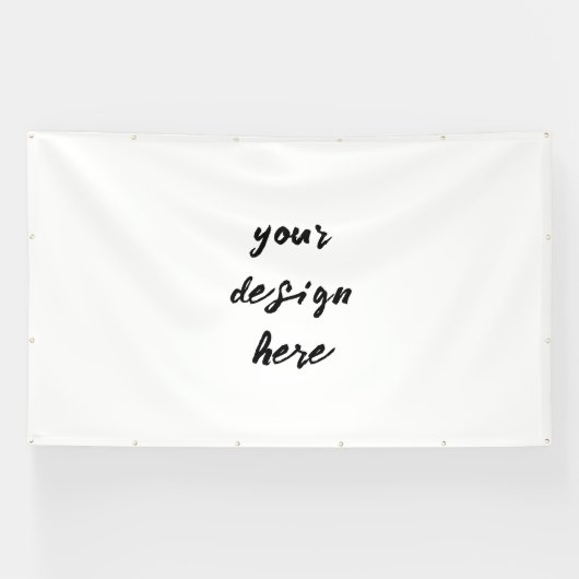 Personaliseren of aanpassen spandoek (Horizontaal)
