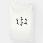 Personaliseren of aanpassen spandoek (Verticaal)