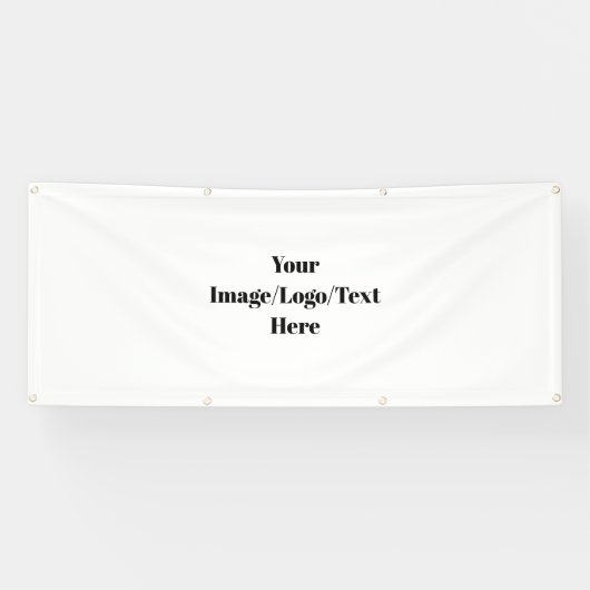 Personaliseren of aanpassen spandoek (Horizontaal)