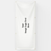 Personaliseren of aanpassen spandoek (Verticaal)