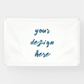 Personaliseren of aanpassen spandoek (Horizontaal)