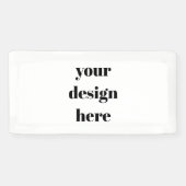 Personaliseren of aanpassen spandoek (Horizontaal)