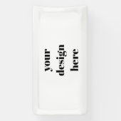 Personaliseren of aanpassen spandoek (Verticaal)