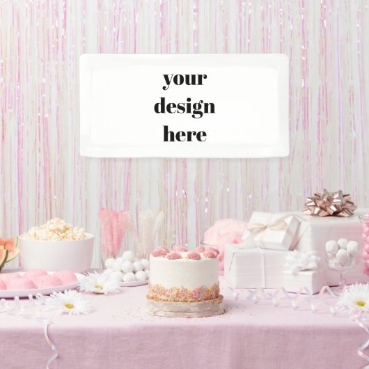 Personaliseren of aanpassen spandoek (Feest)