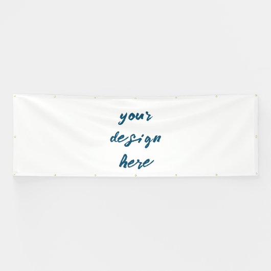 Personaliseren of aanpassen spandoek (Horizontaal)