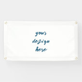 Personaliseren of aanpassen spandoek (Horizontaal)