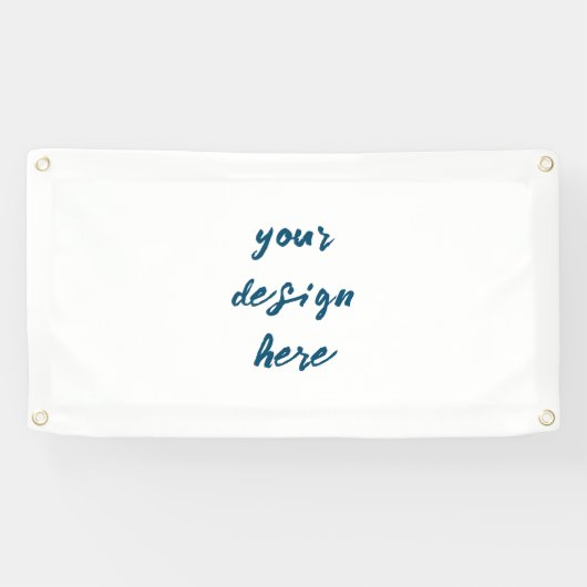 Personaliseren of aanpassen spandoek (Horizontaal)