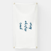 Personaliseren of aanpassen spandoek (Verticaal)