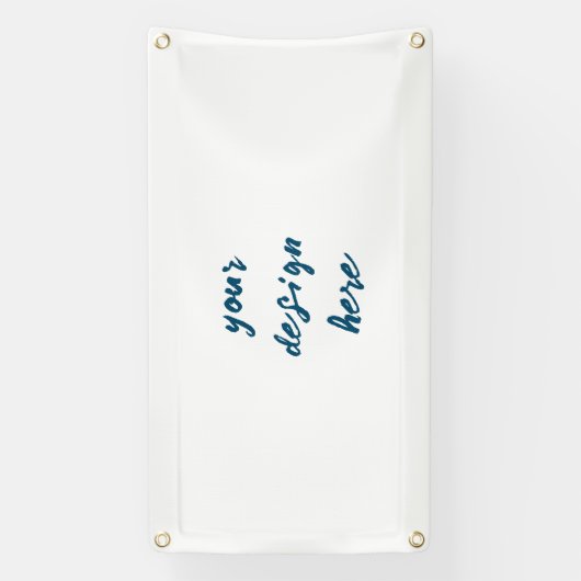 Personaliseren of aanpassen spandoek (Verticaal)