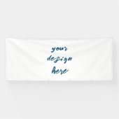 Personaliseren of aanpassen spandoek (Horizontaal)