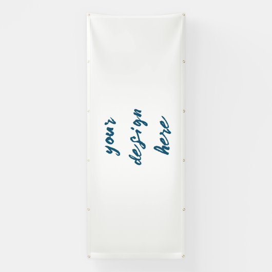 Personaliseren of aanpassen spandoek (Verticaal)