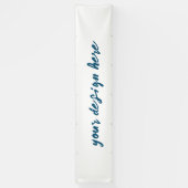 Personaliseren of aanpassen spandoek (Verticaal)