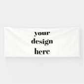 Personaliseren of aanpassen spandoek (Horizontaal)