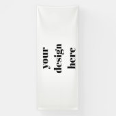 Personaliseren of aanpassen spandoek (Verticaal)