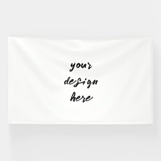 Personaliseren of aanpassen spandoek (Horizontaal)