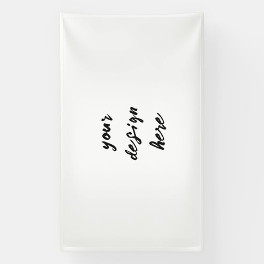 Personaliseren of aanpassen spandoek (Verticaal)