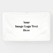 Personaliseren of aanpassen spandoek (Horizontaal)