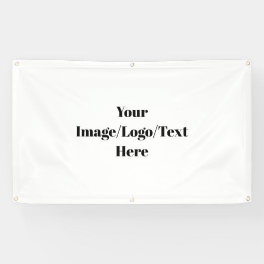 Personaliseren of aanpassen spandoek (Horizontaal)