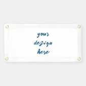 Personaliseren of aanpassen spandoek (Horizontaal)