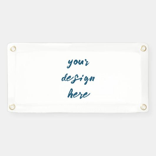 Personaliseren of aanpassen spandoek (Horizontaal)