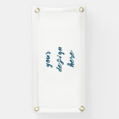 Personaliseren of aanpassen spandoek (Verticaal)