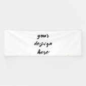 Personaliseren of aanpassen spandoek (Horizontaal)
