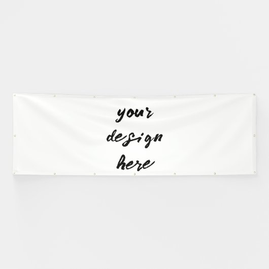 Personaliseren of aanpassen spandoek (Horizontaal)