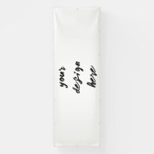 Personaliseren of aanpassen spandoek (Verticaal)