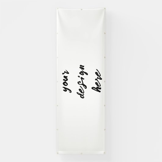 Personaliseren of aanpassen spandoek (Verticaal)