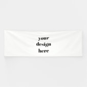 Personaliseren of aanpassen spandoek (Horizontaal)