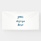 Personaliseren of aanpassen spandoek (Horizontaal)