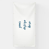 Personaliseren of aanpassen spandoek (Verticaal)