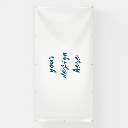 Personaliseren of aanpassen spandoek (Verticaal)