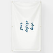 Personaliseren of aanpassen spandoek (Verticaal)