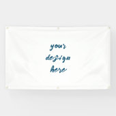 Personaliseren of aanpassen spandoek (Horizontaal)