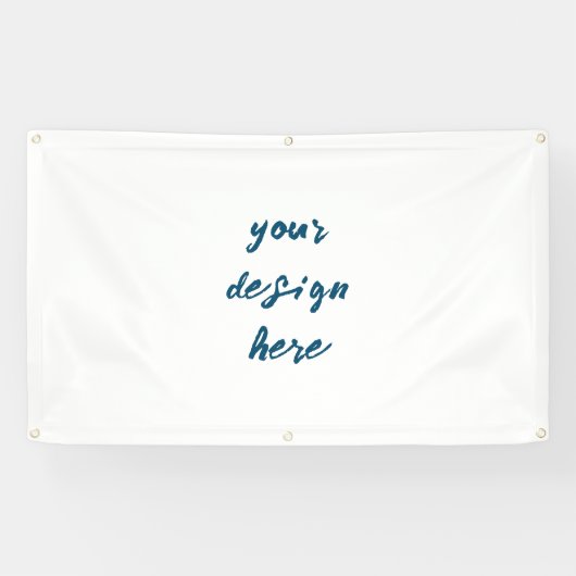 Personaliseren of aanpassen spandoek (Horizontaal)