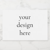 Personaliseren of aanpassen sparkling wijnetiket (Enkel label)