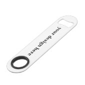 Personaliseren of aanpassen speed flessenopener (Voorkant Gekanteld)